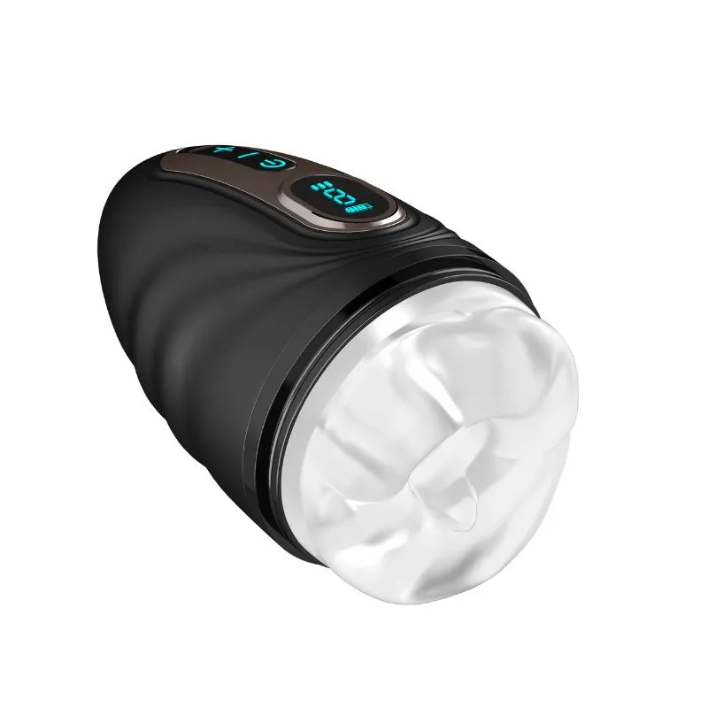 2 in 1 Mouth Vibrator and Men Penis Trainer with App Control