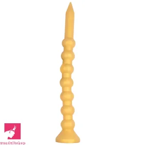 23.62in Soft Seven Beads Expansion Long Deep Huge Anal Plug Cock Dildo