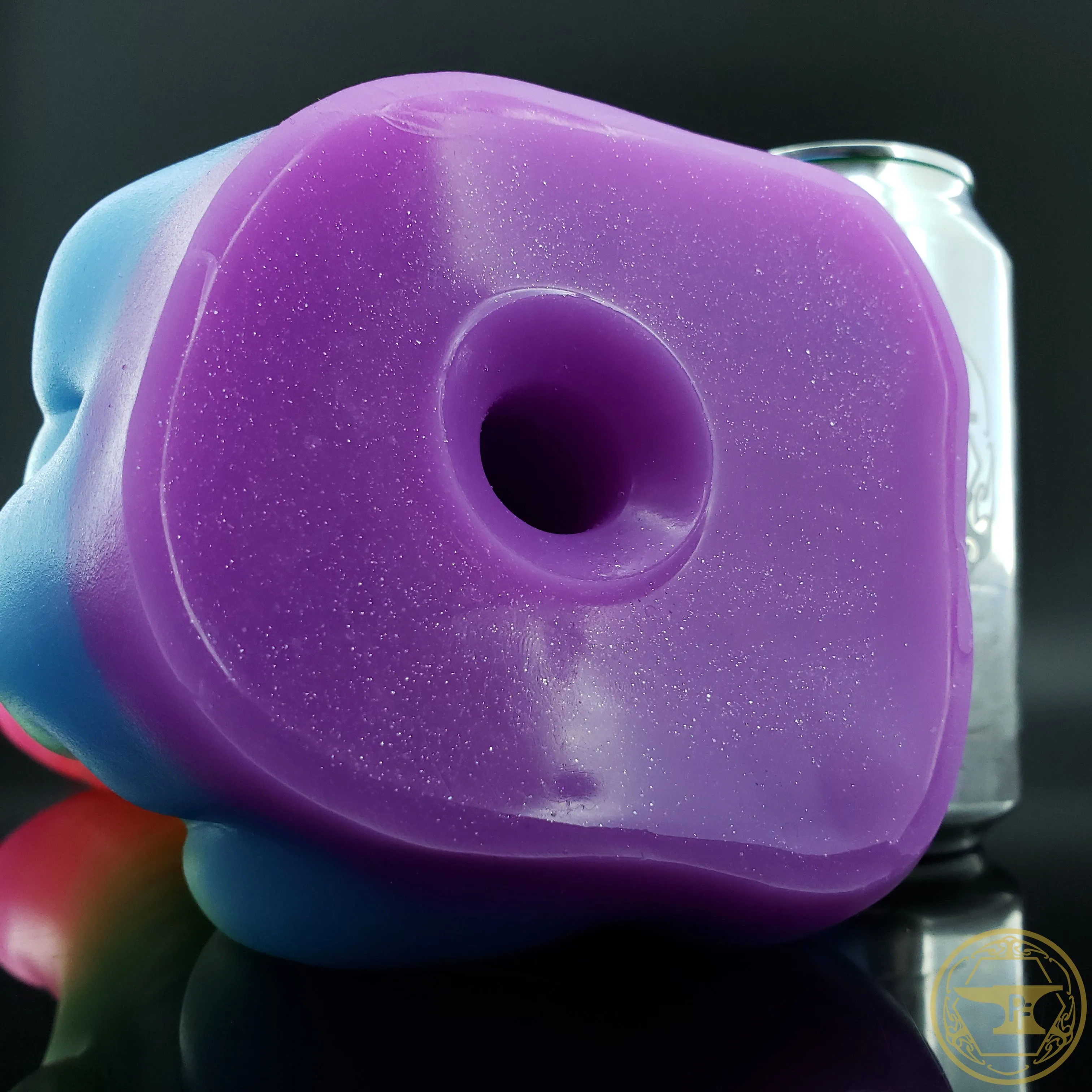 *|3/27|* XL Illithid. Super Soft 00-20 Firmness. Rainbow Fades. 5913. **VAC U LOCK HOLE INCLUDED**