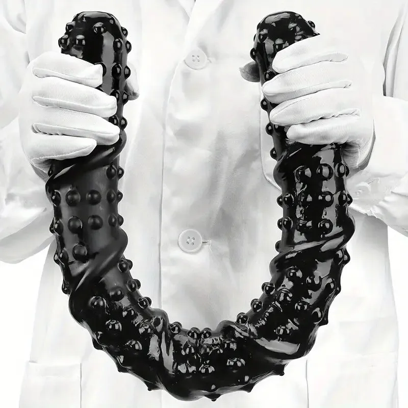 Adult Soft Silicone Wolf Fangs Dildo Butt Plug For Male/Female BDSM Toy