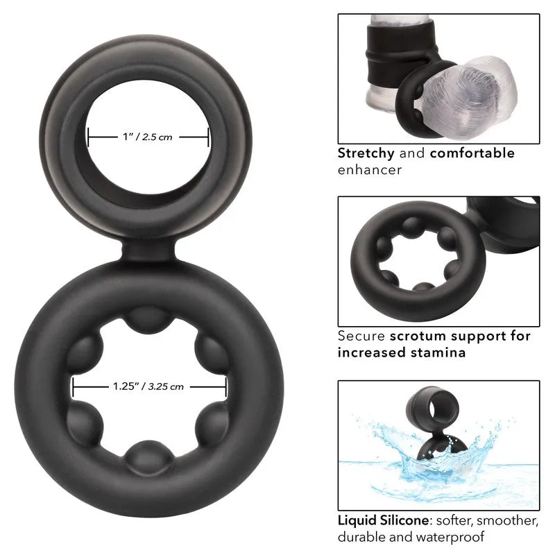 Alpha Liquid Silicone Dual Support Magnum Cock Ring by Cal Exotics