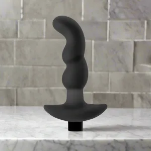 Anal Adventures Tall Silicone Vibrating Prostate Massager