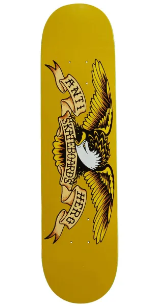 Anti-Hero Classic Eagle Mini Skateboard Deck - Yellow - 7.30"