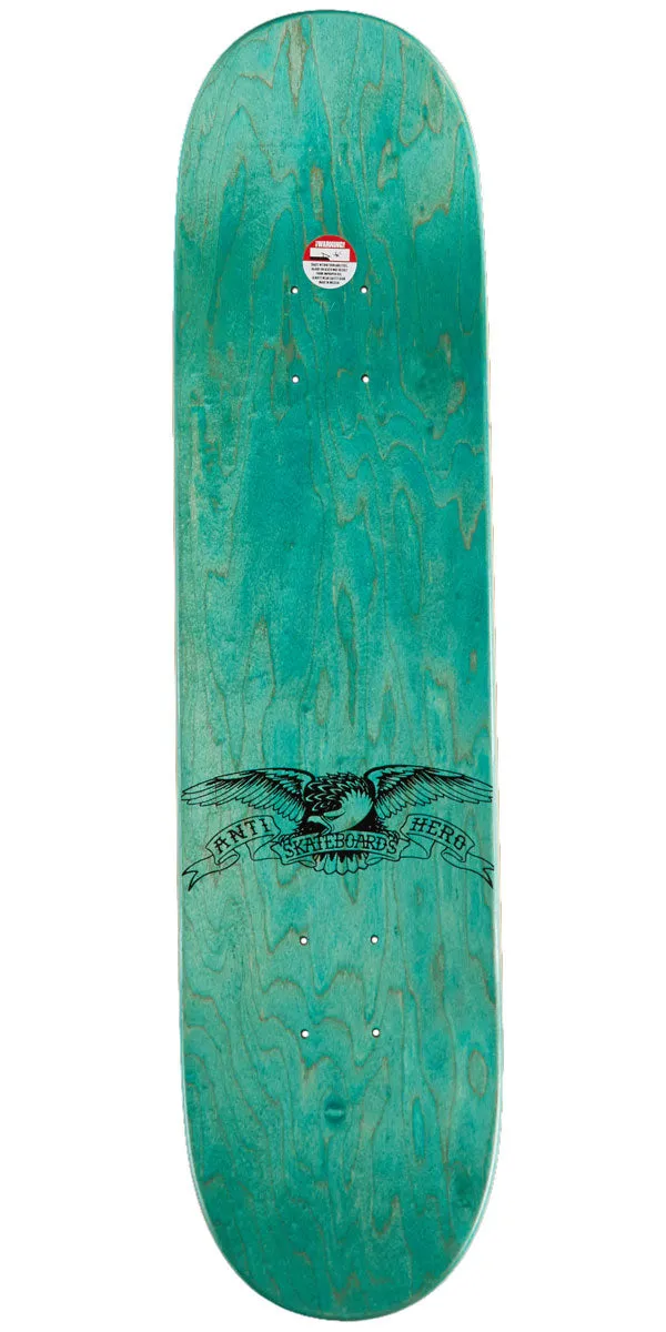 Anti-Hero Classic Eagle Mini Skateboard Deck - Yellow - 7.30"