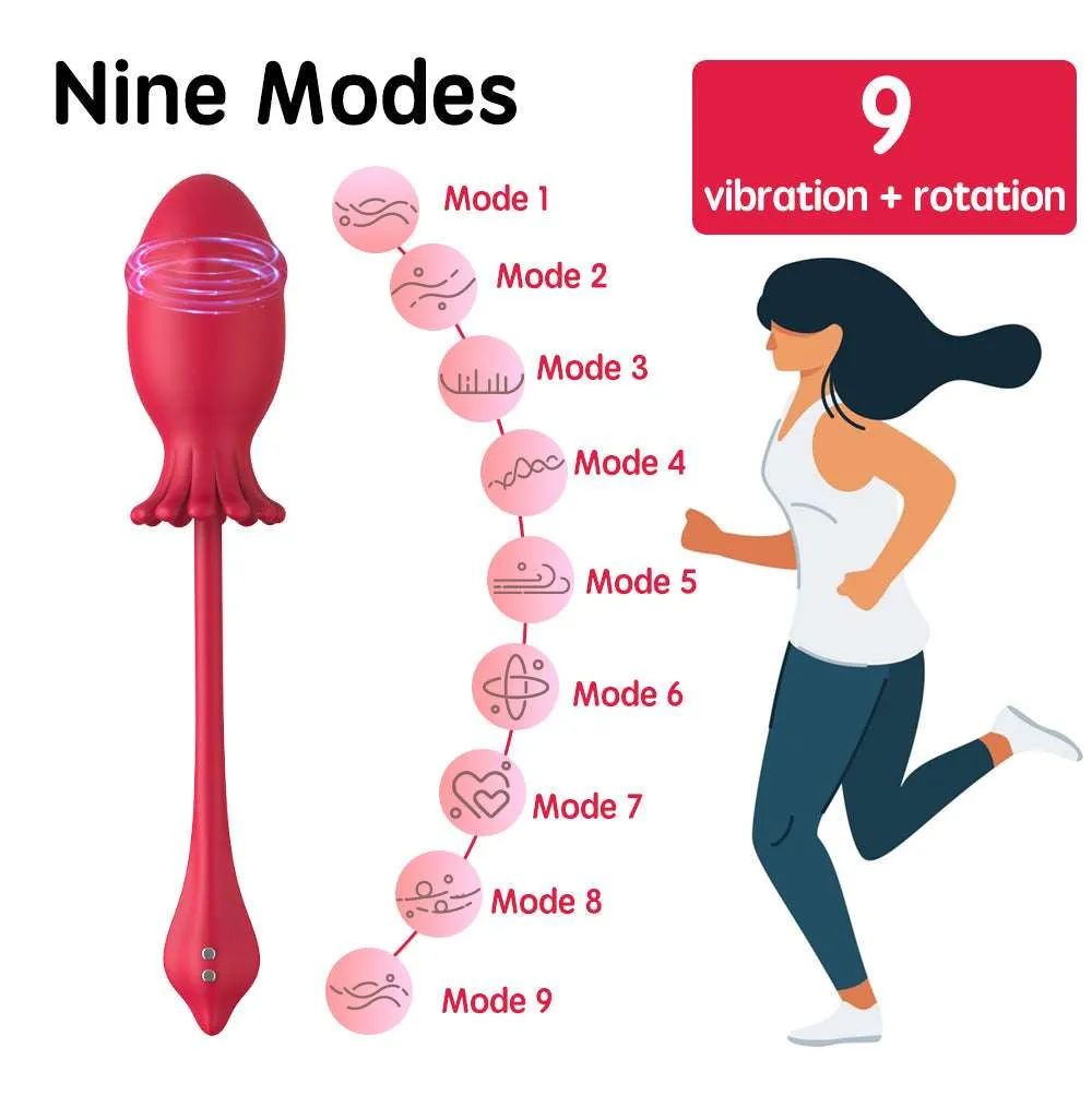 APP Remoter Gspot Vibrator - 360° Rotating Powerful Massage - Domlust Egg