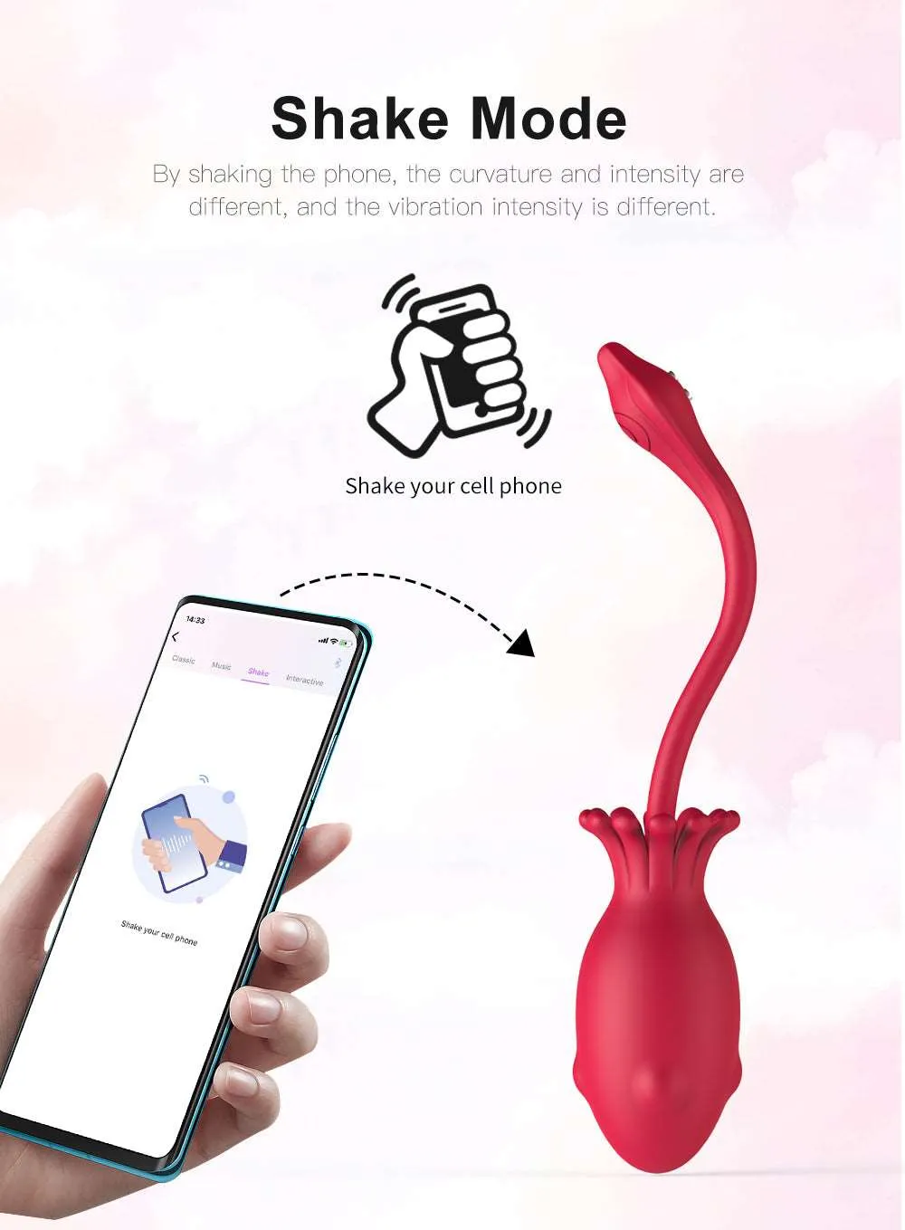 APP Remoter Gspot Vibrator - 360° Rotating Powerful Massage - Domlust Egg