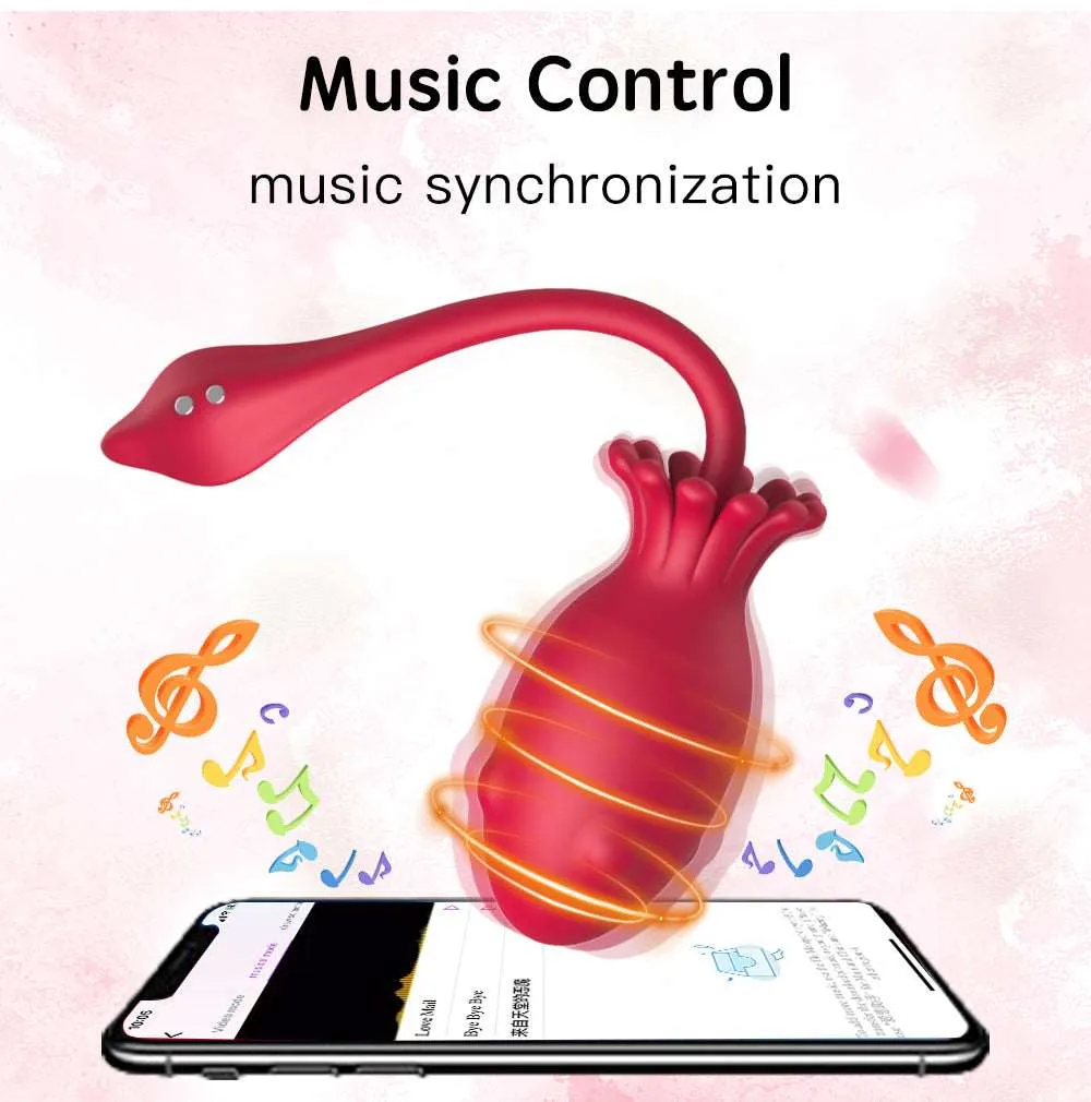 APP Remoter Gspot Vibrator - 360° Rotating Powerful Massage - Domlust Egg