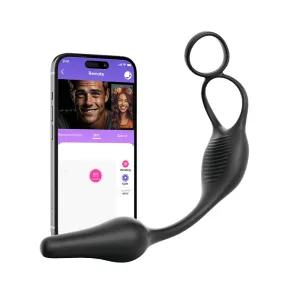 ARCHIE 3 in 1 Prostate Massager Butt Plug with Double Ring