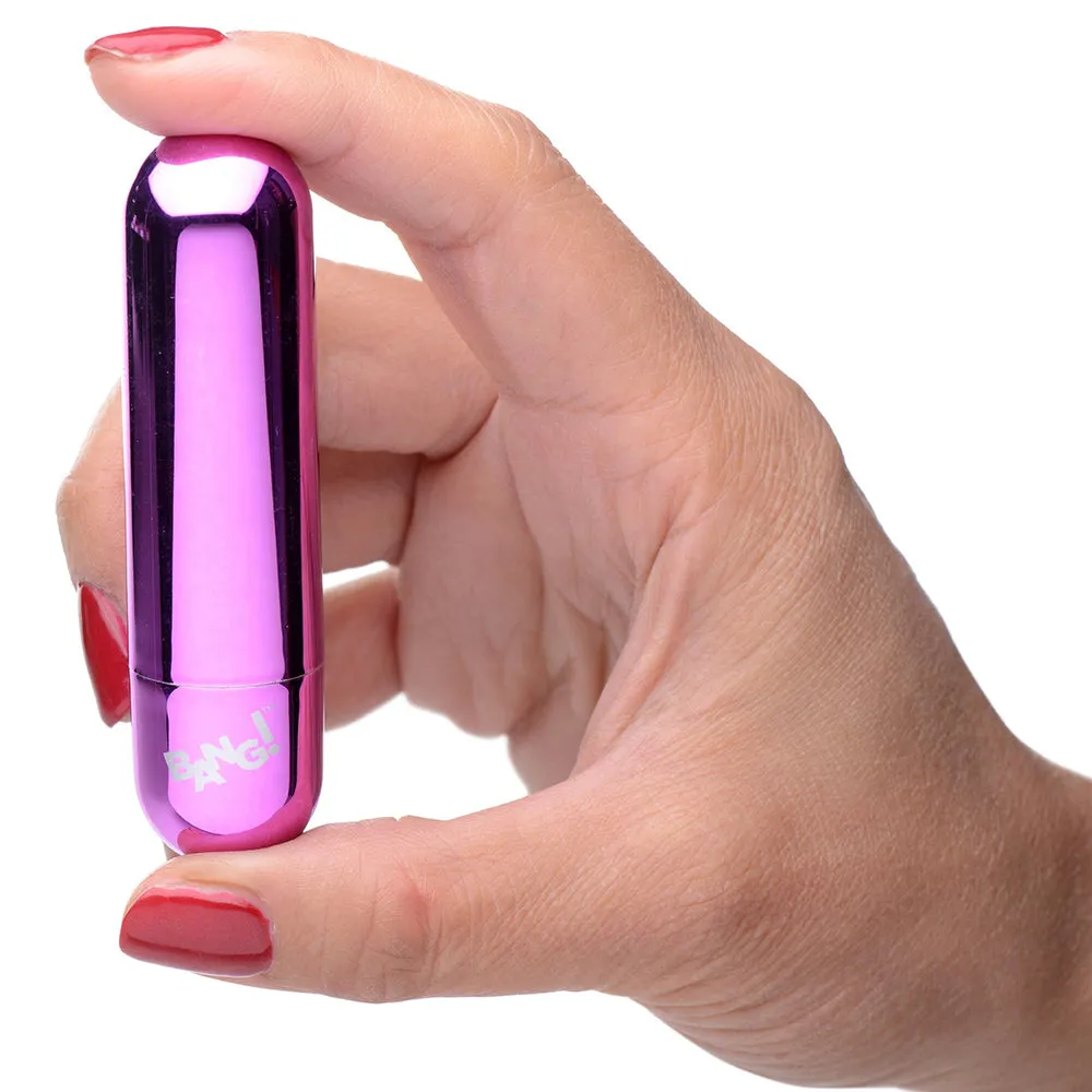 Bang! 10X Vibrating Ultra Bullet POWERFUL Vibrator Rechargeable Sex Toy Purple