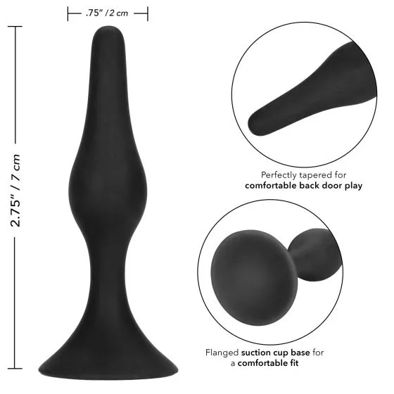 Booty Starter Petite Black Silicone Plug