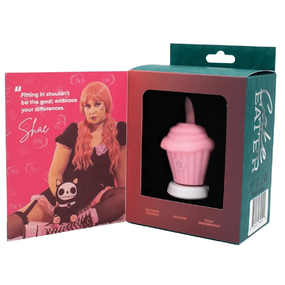 Cake Eater Clitoral Stimulator Tongue Vibrator - Pink