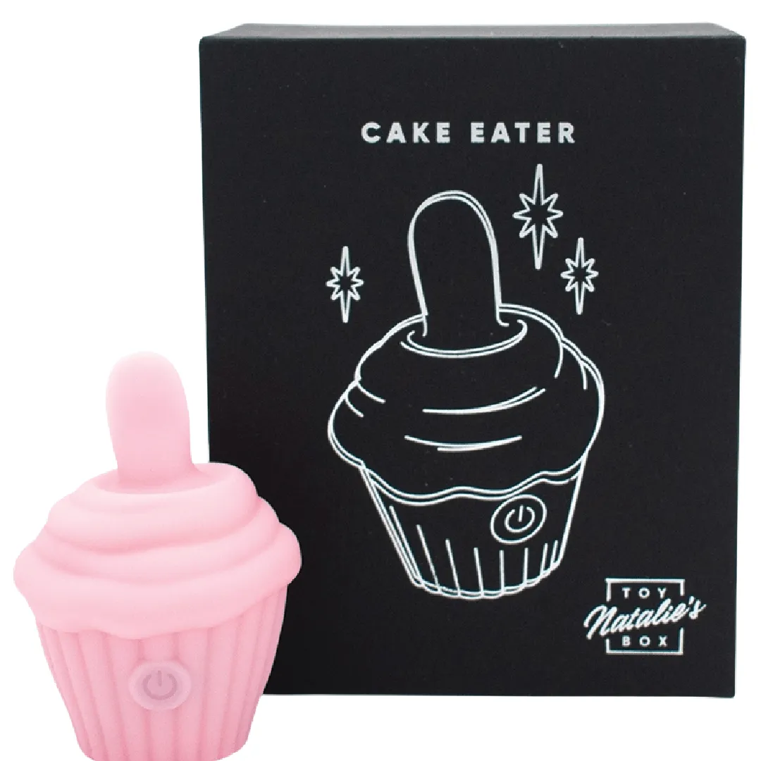 Cake Eater Clitoral Stimulator Tongue Vibrator - Pink