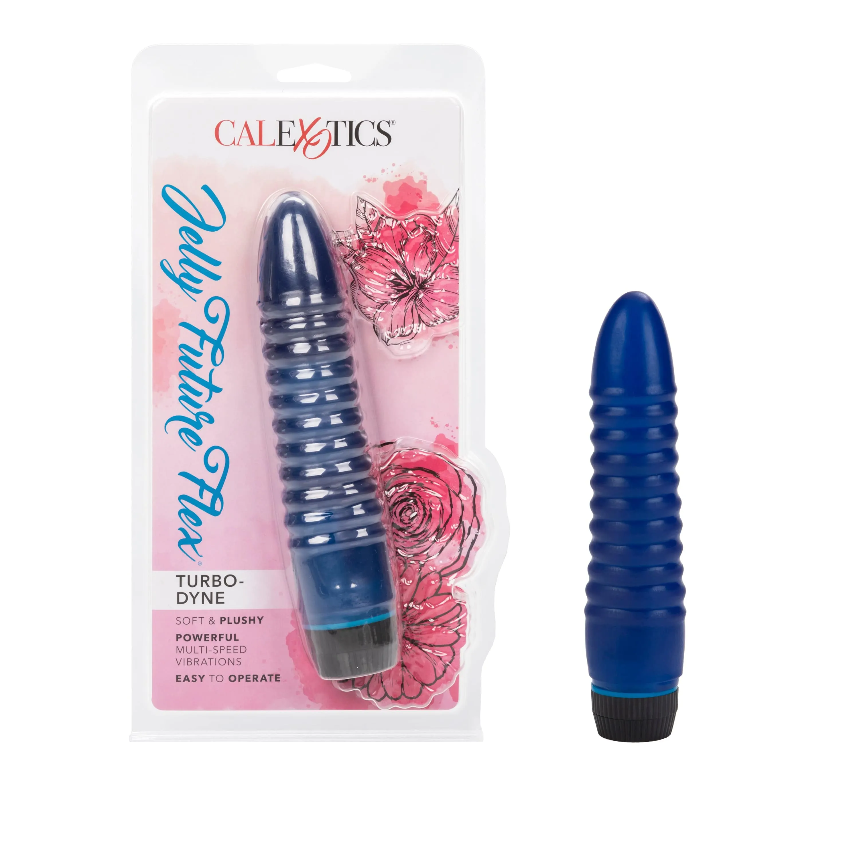 California Exotics - Jelly Future Flex Turbo Dyne Vibrator 6.25 (Blue)