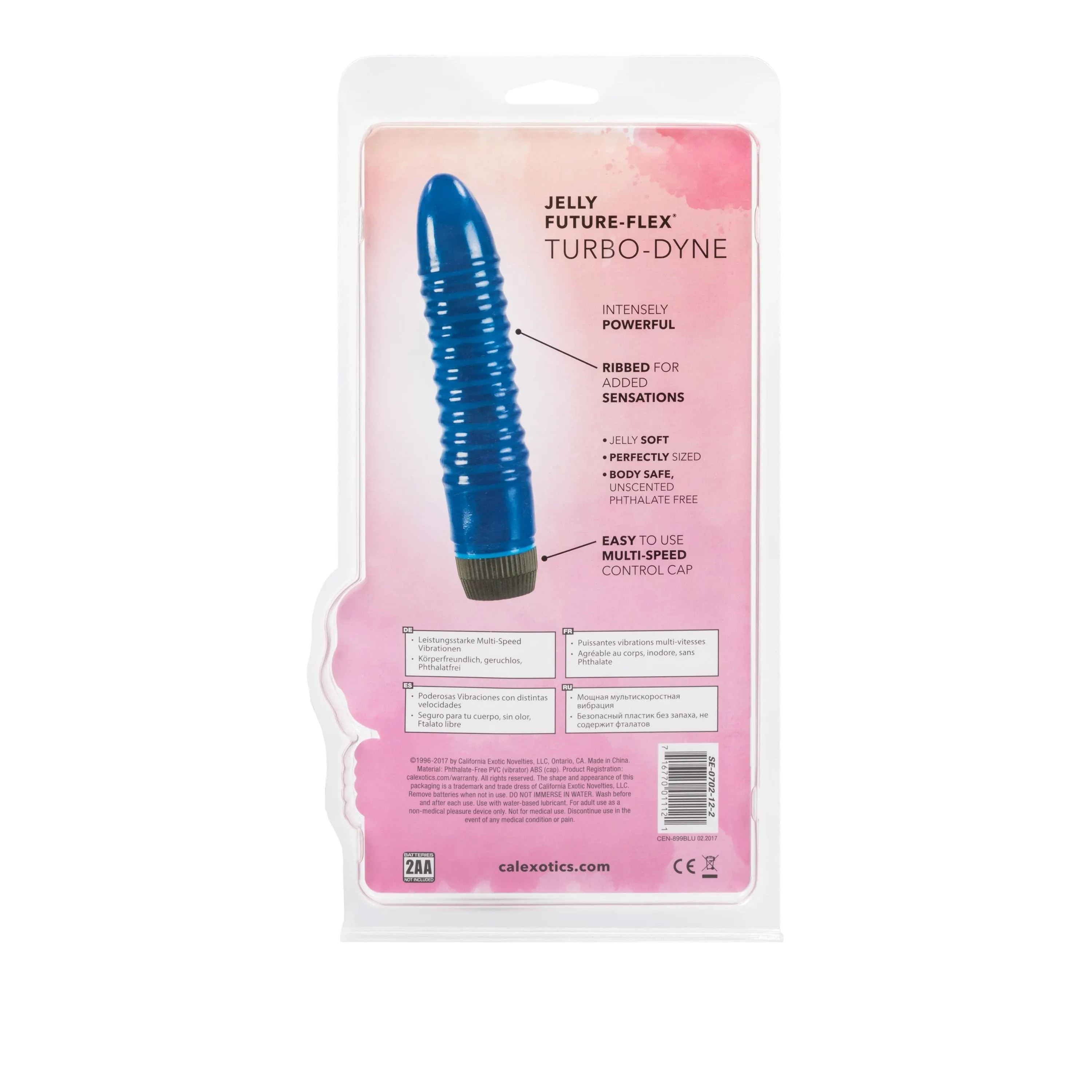 California Exotics - Jelly Future Flex Turbo Dyne Vibrator 6.25 (Blue)