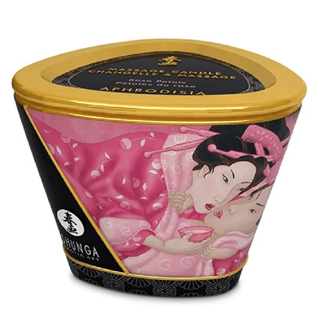Caress by Candlelight Rose Scented Massage Candle