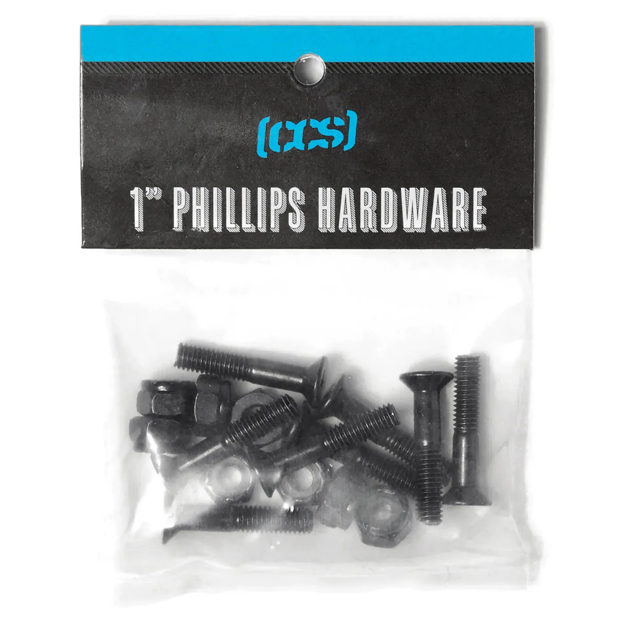 CCS 1" Phillips Hardware - Black