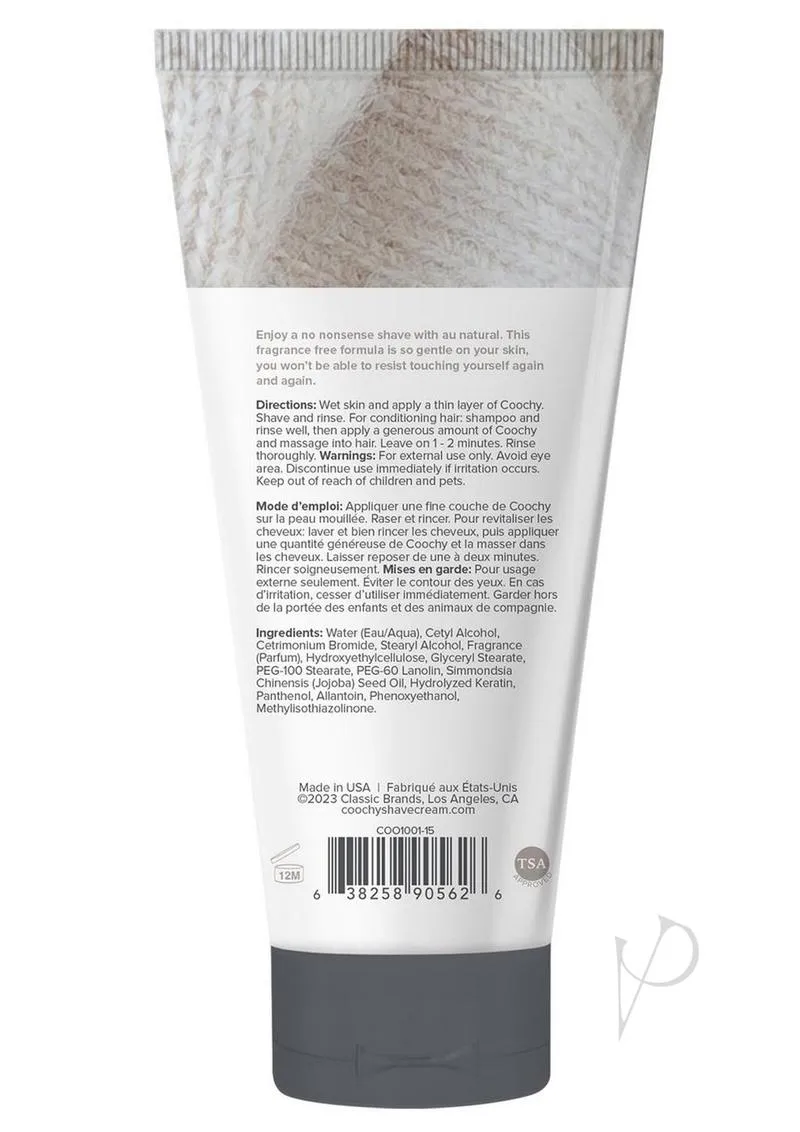 Coochy Shave Crm Au Natural .5oz