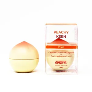 Cremă EXSENS Peachy Keen - Nipple Arousal Cream. pentru stimularea sfârcurilor. cu aromă de piersici. fără zahăr. 8 ml