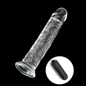 Crystal Addiction Clear Jelly Dildo. 7