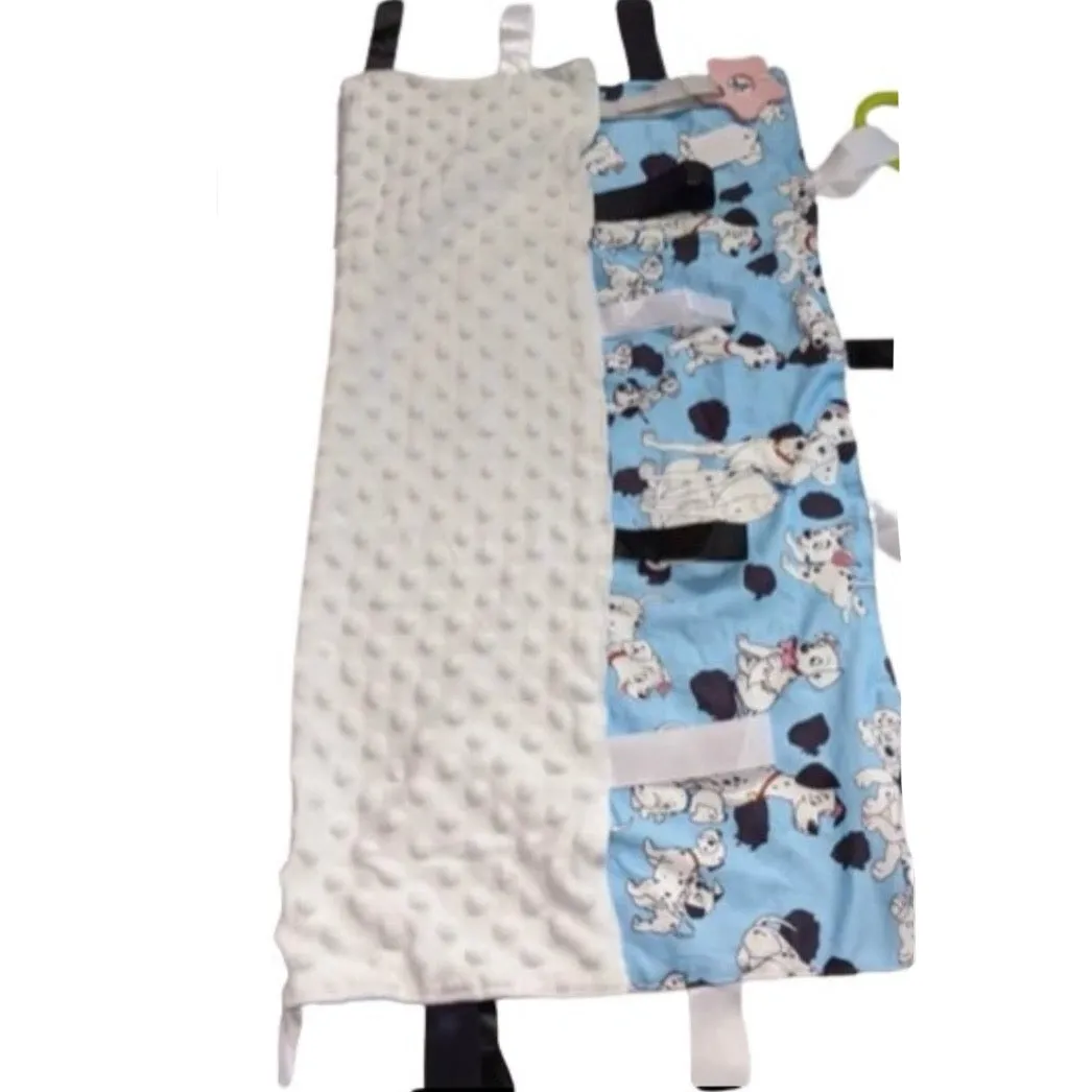 Dalmatian Dog Cuddle Sensory Security Blanket Toys