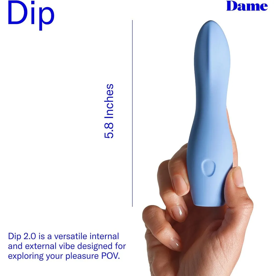 Dame Dip 2.0 Bullet Vibrator Periwinkle