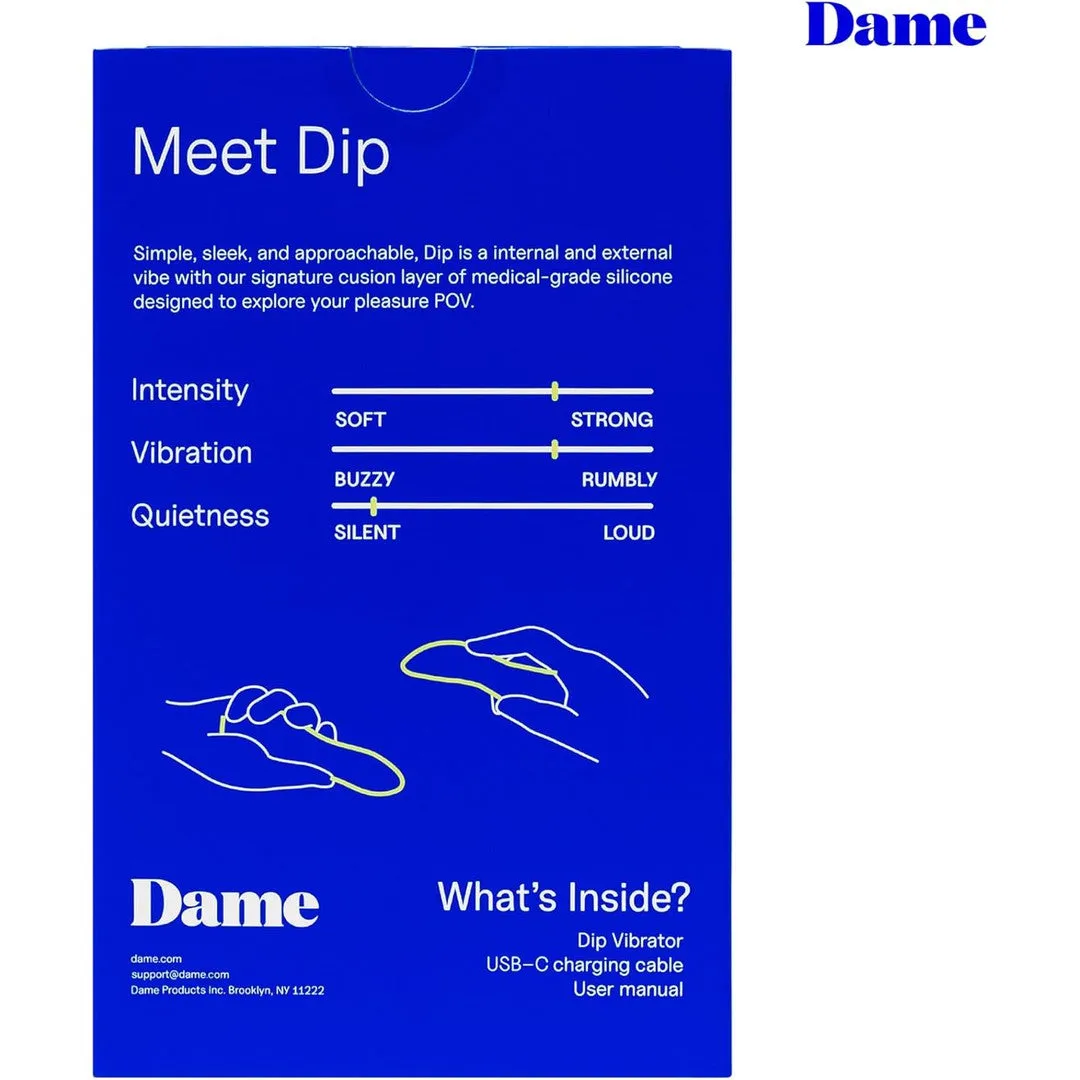 Dame Dip 2.0 Bullet Vibrator Periwinkle