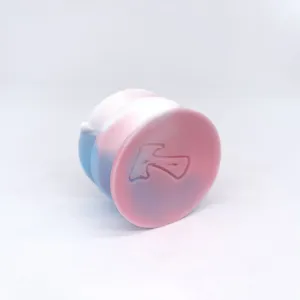Double-sided suction cup 'Trans Flag' small