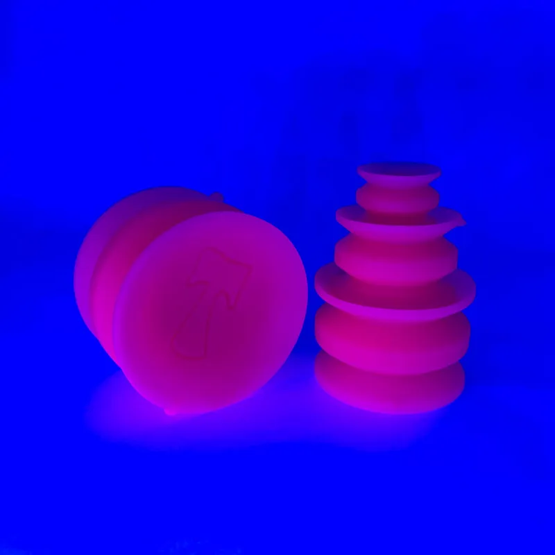 Double-sided suction cup UV Pink Sparkle mini