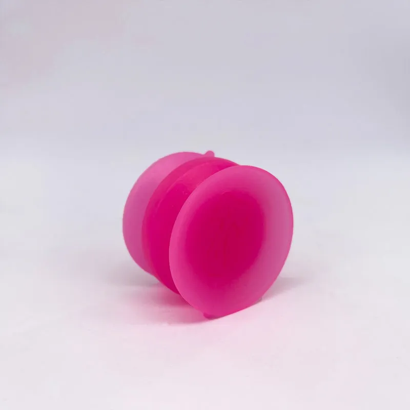Double-sided suction cup UV Pink Sparkle mini