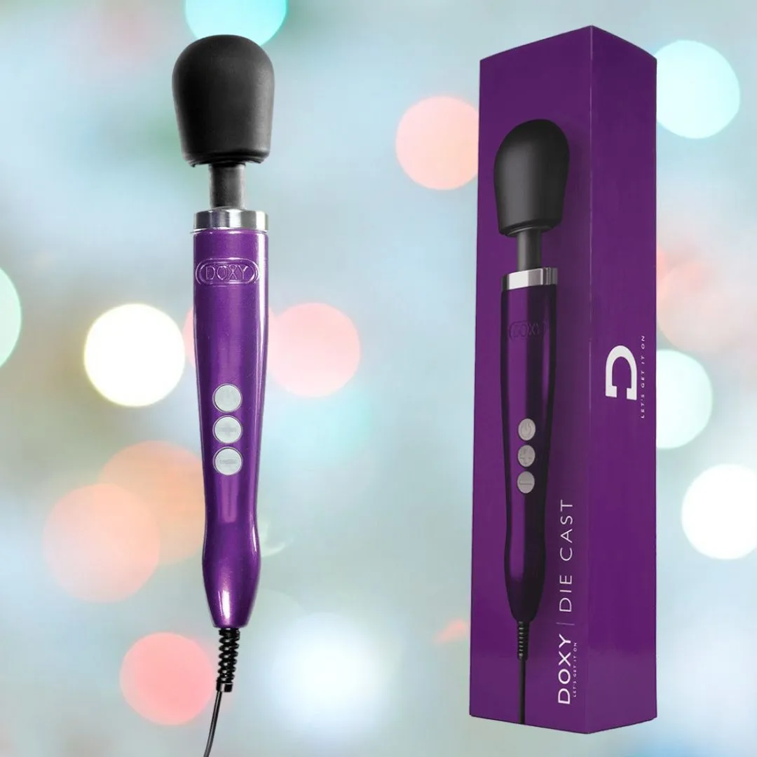 Doxy Die Cast Wand Massager - Purple
