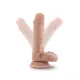 DR SKIN Plus Posable dildo with balls Vanilla 15 x 3 cm