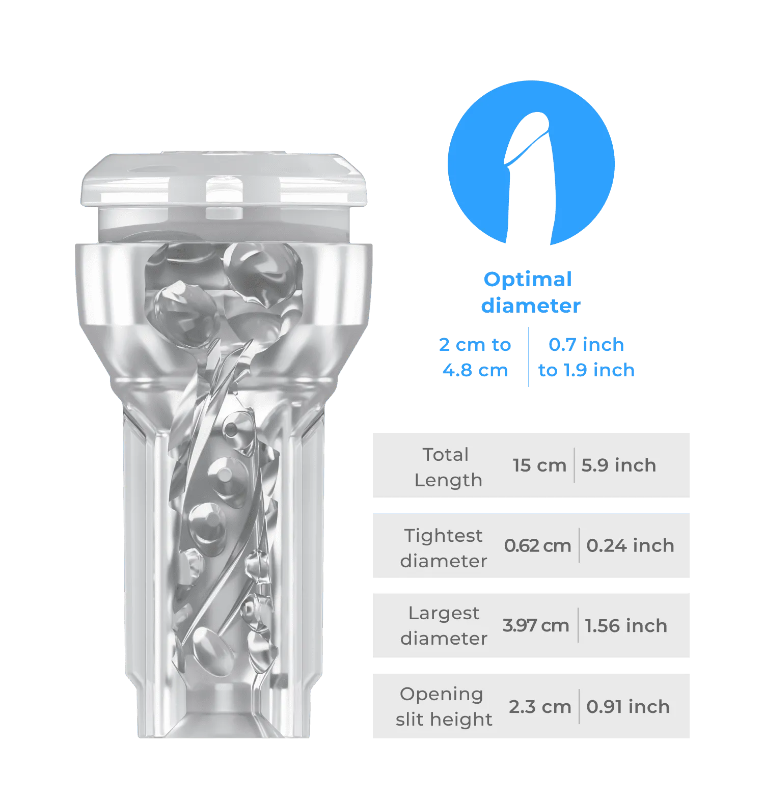 Feel Pocket Stroker Crystal