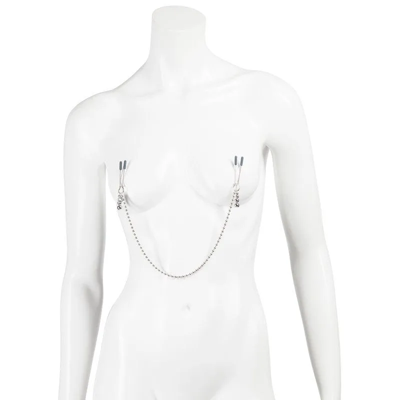 Fifty Shades of Grey At My Mercy Beaded Chain Nipple Clamps