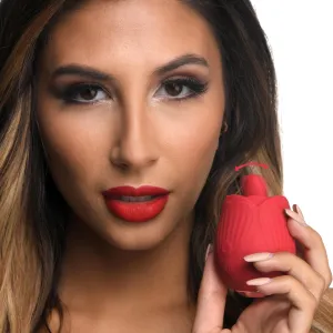 French Rose Licking And Vibrating Stimulator