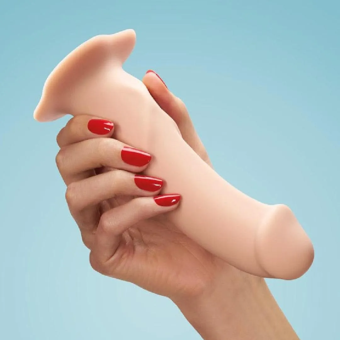 Fun Factory Boss 7 Inch Firm Silicone Dildo - Vanilla