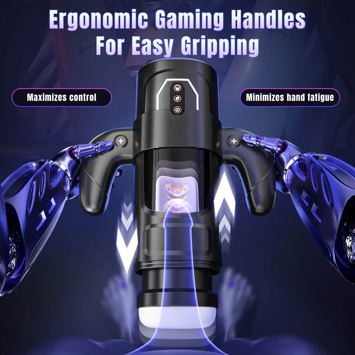 GAME|Thrusting and Suction Vibration Male Masturbation Cup Toy