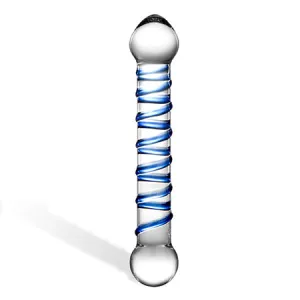Gläs Spiral Dildo