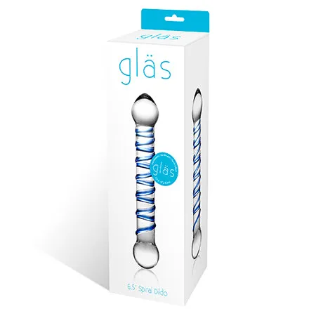 Gläs Spiral Dildo