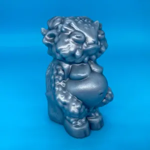 Grumpus Silver/Black squishy soft (OO30)
