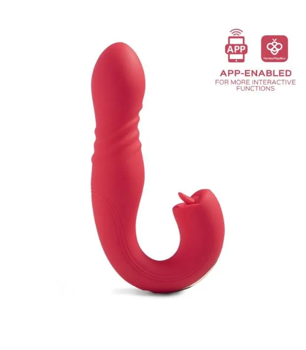 Honey Play Box Joi Thrust App-Controlled Thrusting G-spot Vibrator