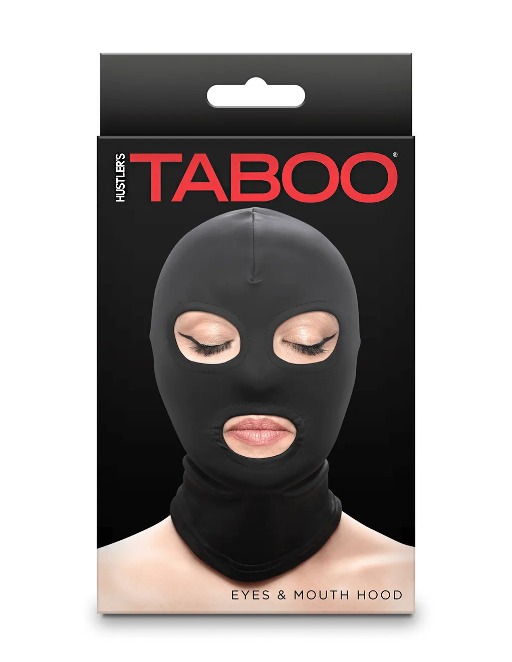 HUSTLER® Taboo Open Eyes & Mouth Hood