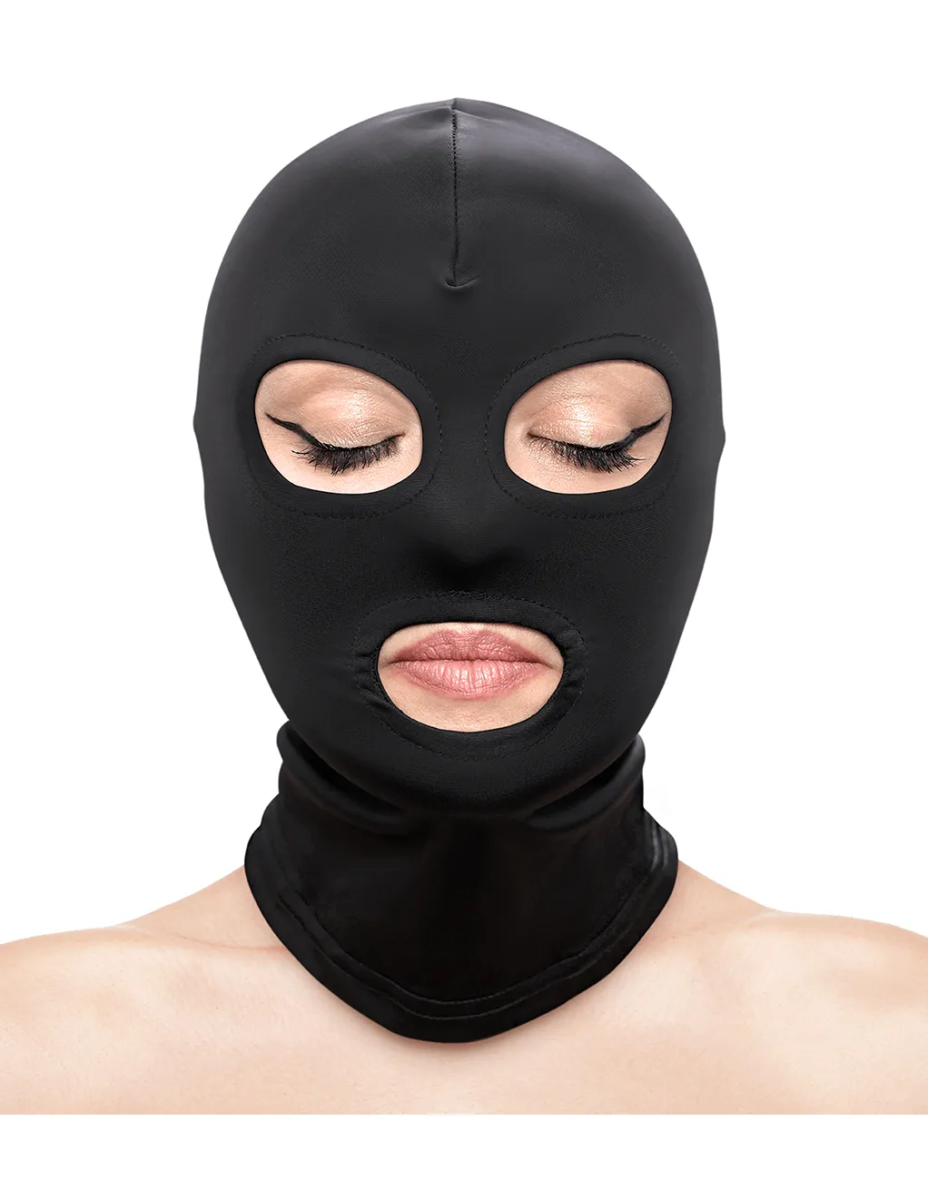 HUSTLER® Taboo Open Eyes & Mouth Hood