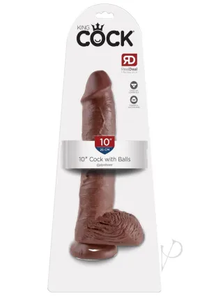 Kc 10 Cock W/balls Brown