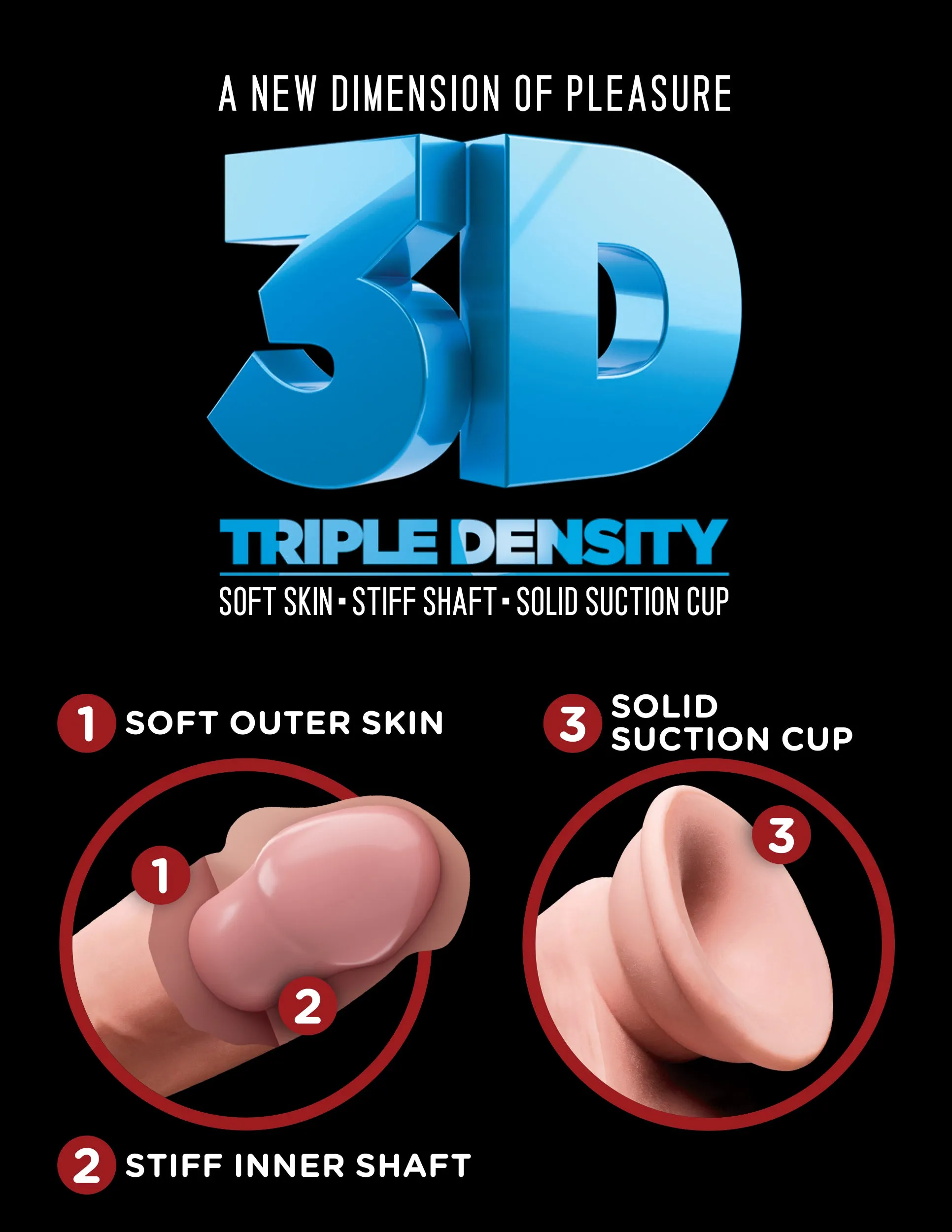 King Cock Plus 10 Triple Density Cock with Balls