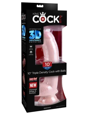 King Cock Plus 10 Triple Density Cock with Balls