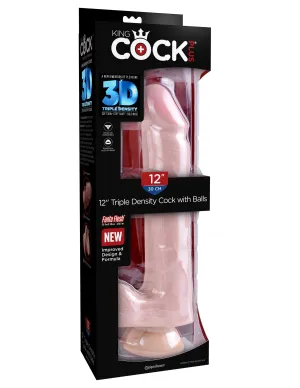 King Cock Plus 12 Triple Density Cock with Balls