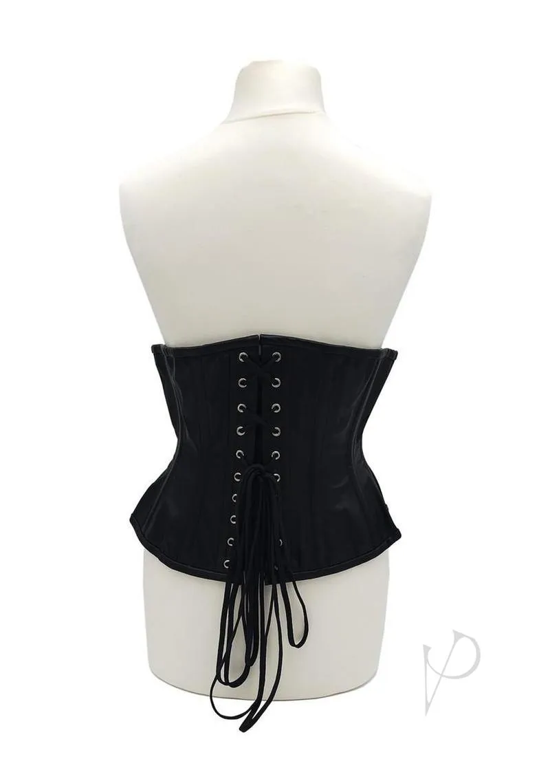 Leather Corset Lxl Black