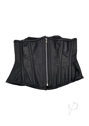 Leather Corset Lxl Black