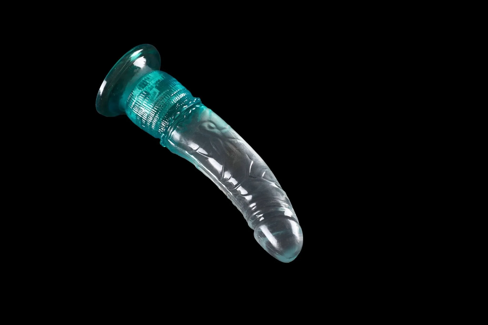 LoveMe 17.5CM Trans Silicone Dildo - Green