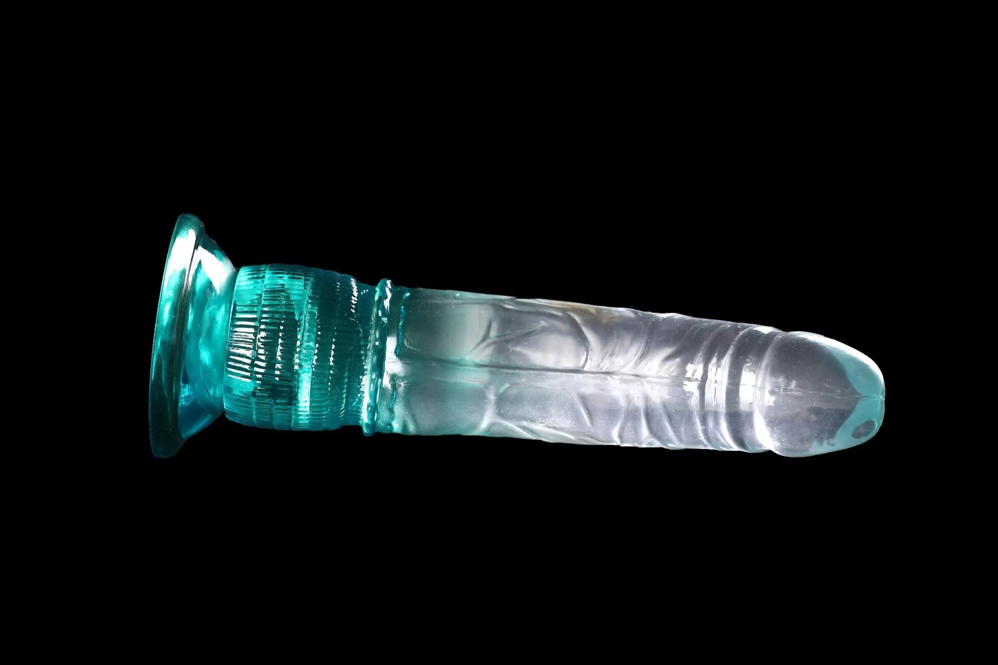 LoveMe 17.5CM Trans Silicone Dildo - Green